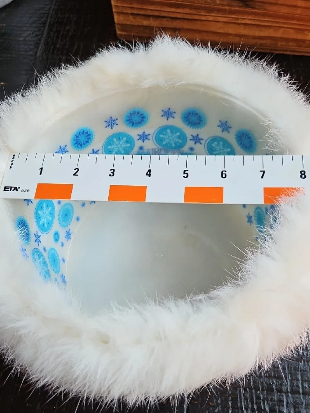 New Ivory White Cream Angora Wool Fur Bucket Hat with ZetaPhiBeta Embroidery